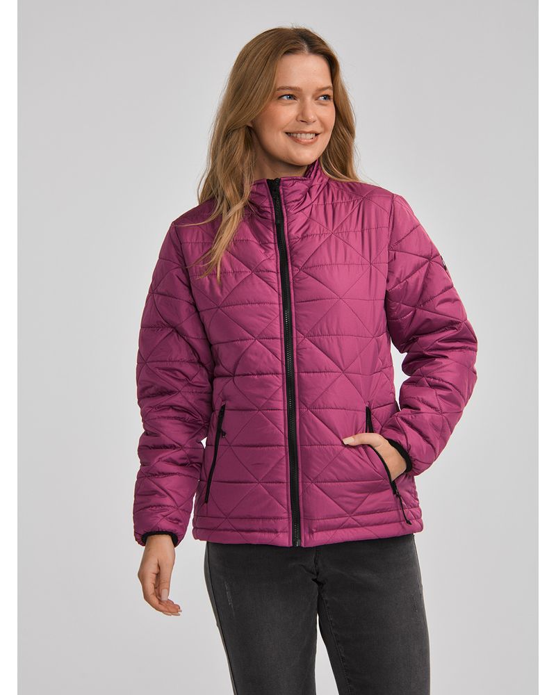 Chaqueta-Casual-Mujer-W-MEDIUMWEIGHT-INSULATED-TRIANGLE-QUILTED-JACKET-Rosado-CAT