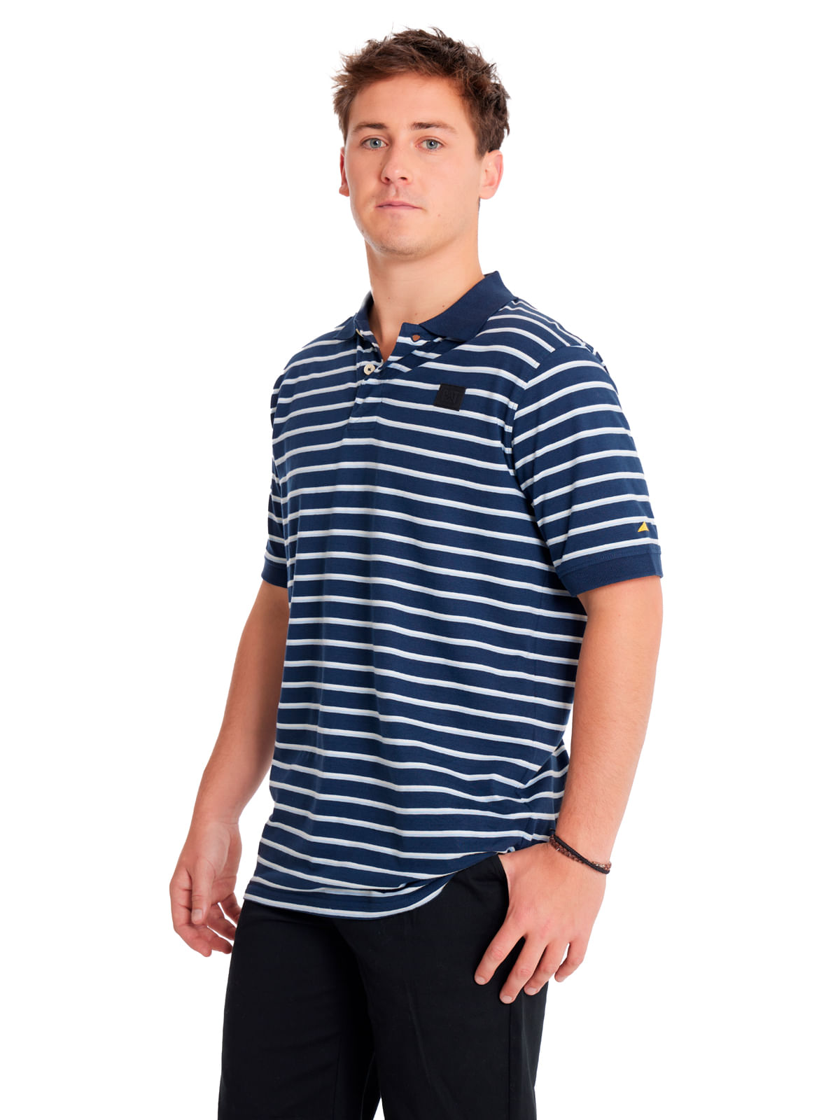 Polera Polo Casual Hombre CAT LOGO JERSEY POLO Azul CAT