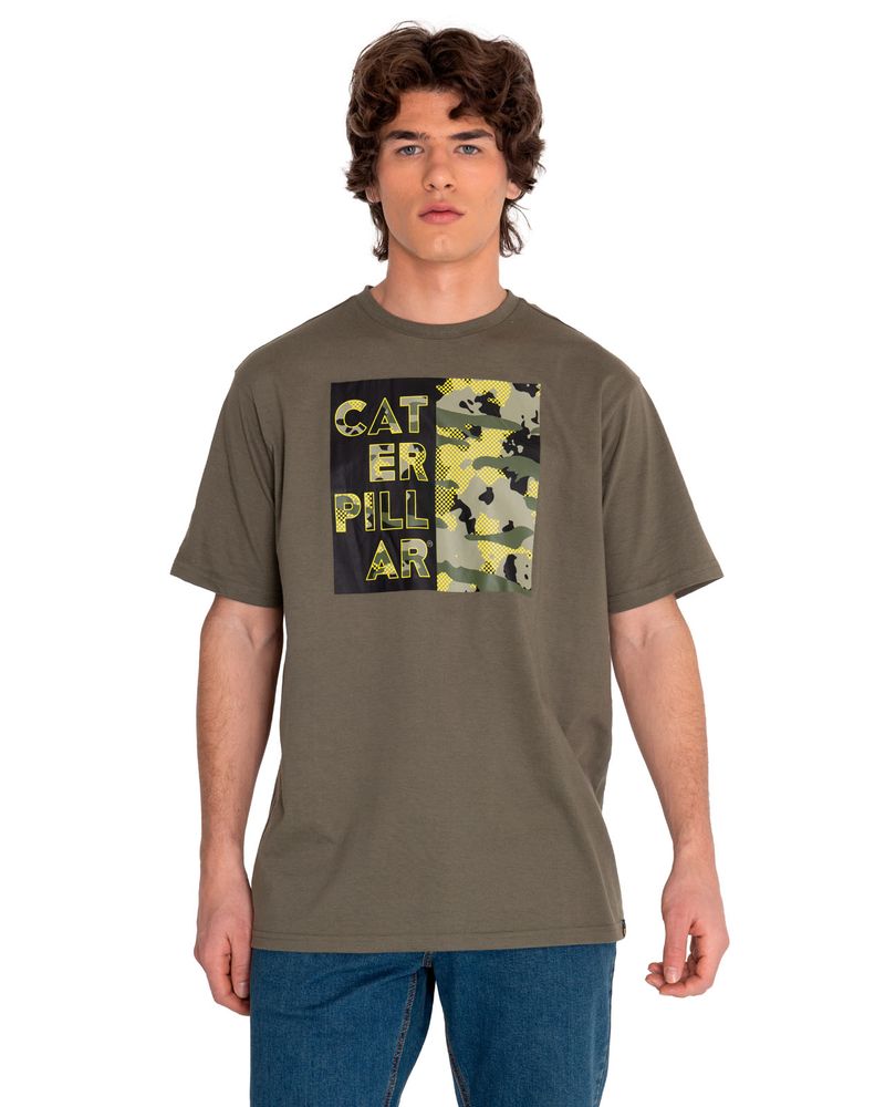 Polera-Manga-corta-Casual-Hombre-URBAN-CAMO-GRAPHIC-TEE-3-Verde-CAT