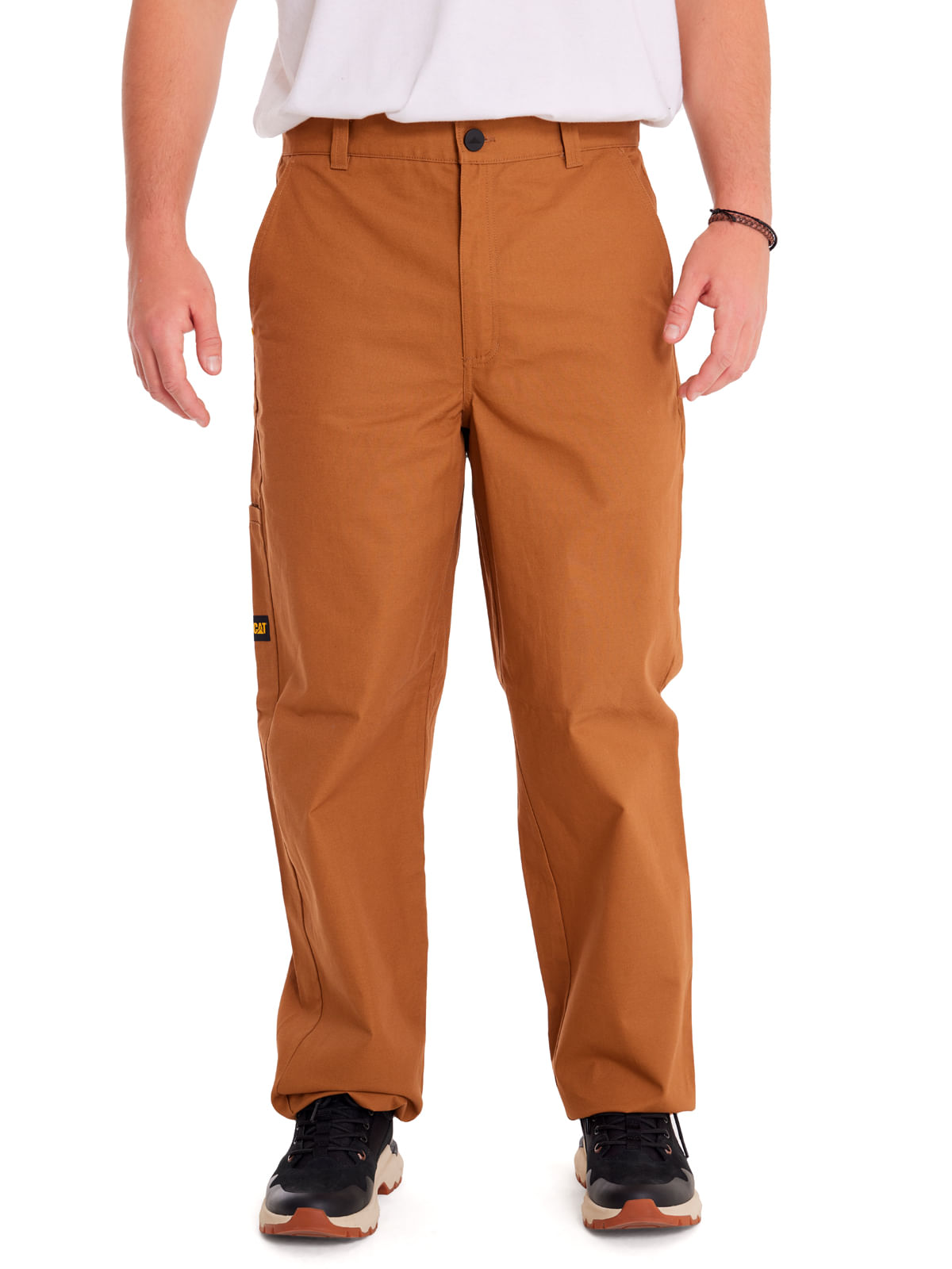 Pantalón Casual Hombre RELAXED TWILL UTILITY PANT Café CAT