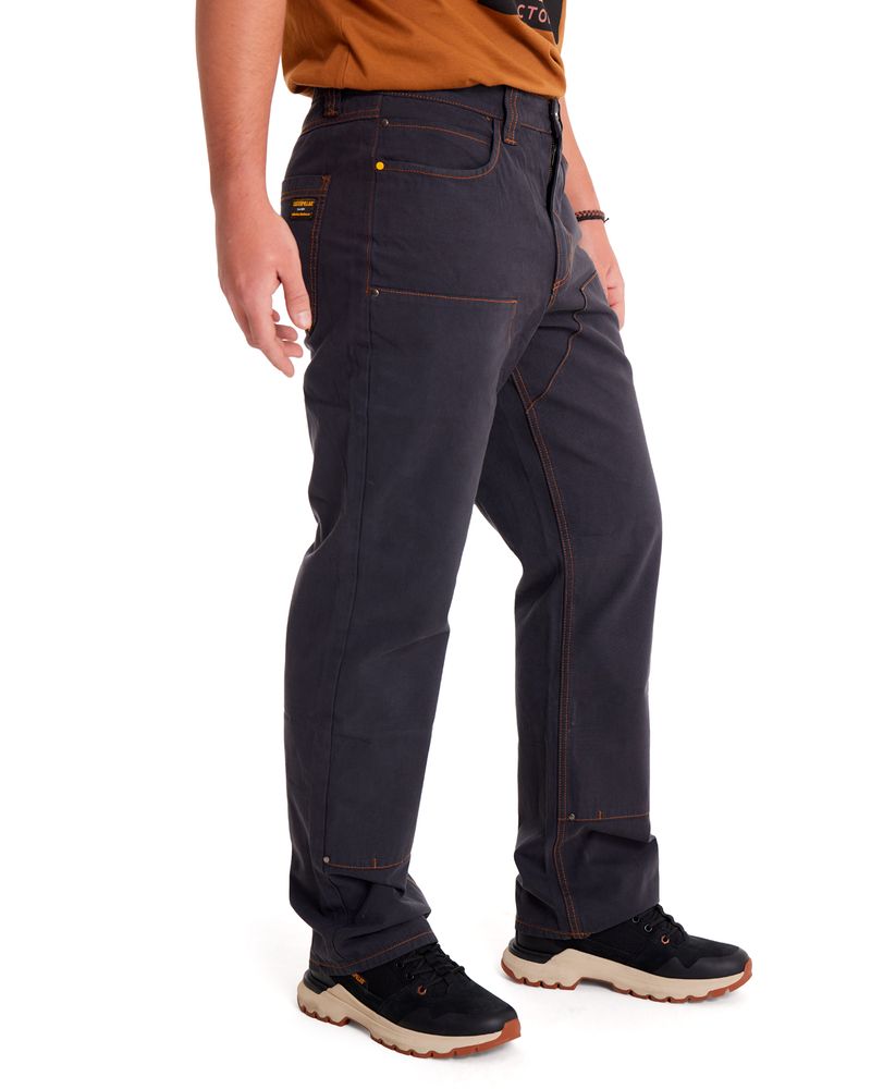 Pantalon-Casual-Hombre-HERITAGE-UNIFORM-DOUBLE-FRONT-PANT-Negro-CAT