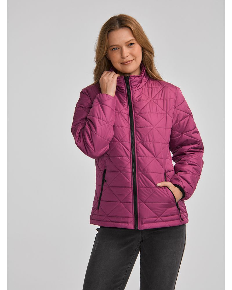 Chaqueta-Casual-Mujer-W-MEDIUMWEIGHT-INSULATED-TRIANGLE-QUILTED-JACKET-Rosado-CAT