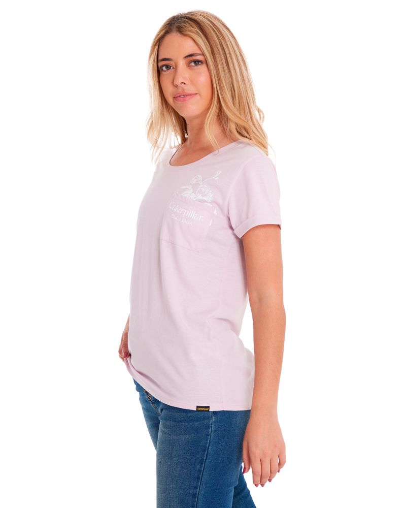 Polera-Manga-corta-Casual-Mujer-NOVELTY-POCKET-TEE-1-Rosado-CAT