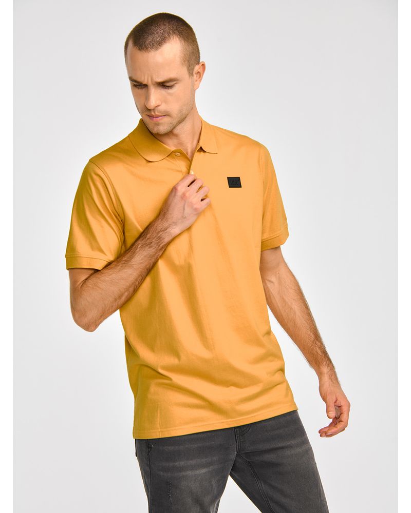 Polera-Polo-Casual-Hombre-CAT-LOGO-JERSEY-POLO-Amarillo-CAT