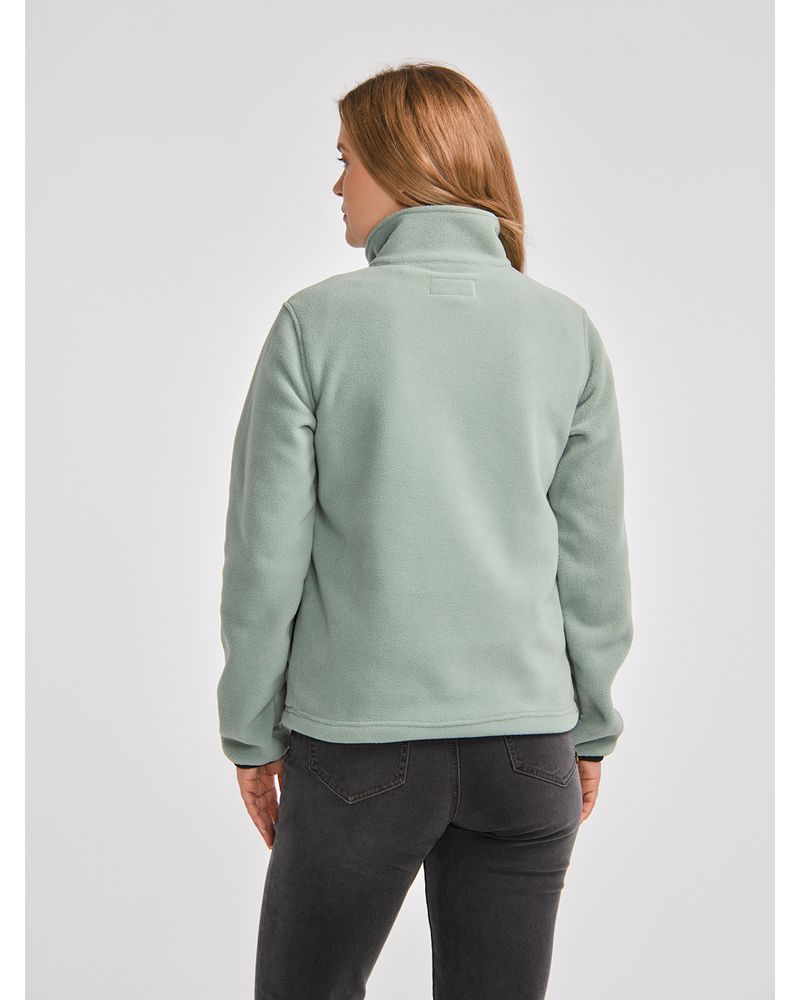 Polar-Casual-Mujer-W-POLAR-FLEECE-HALF-SNAP-PO-JACKET-Verde-CAT