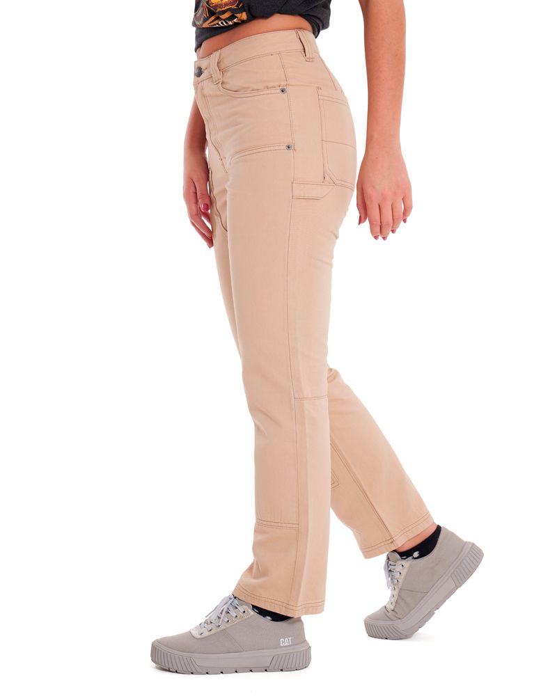 Pantalon-Casual-Mujer-DOUBLE-FRONT-UTILITY-BOTTOM-Beige-Crudo-CAT