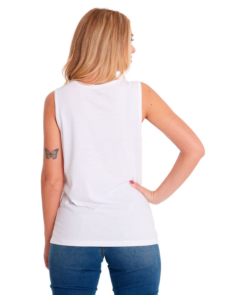 Polera-Sin-manga-Casual-Mujer-GRAPHIC-TANK-1-Blanco-CAT