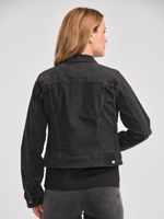 Chaqueta-Casual-Mujer-W-FOUNDATION-DENIM-JACKET-Gris-CAT