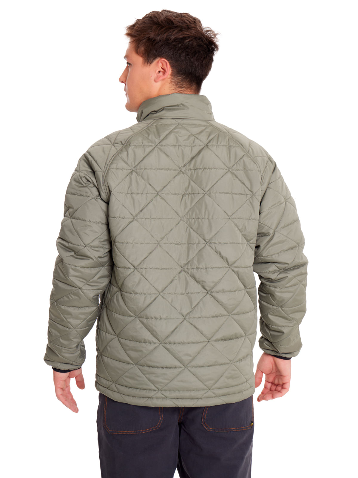 Chaqueta Casual Hombre MEDIUMWEIGHT INSULATED TRIANGLE QUILTED JACKET Verde CAT