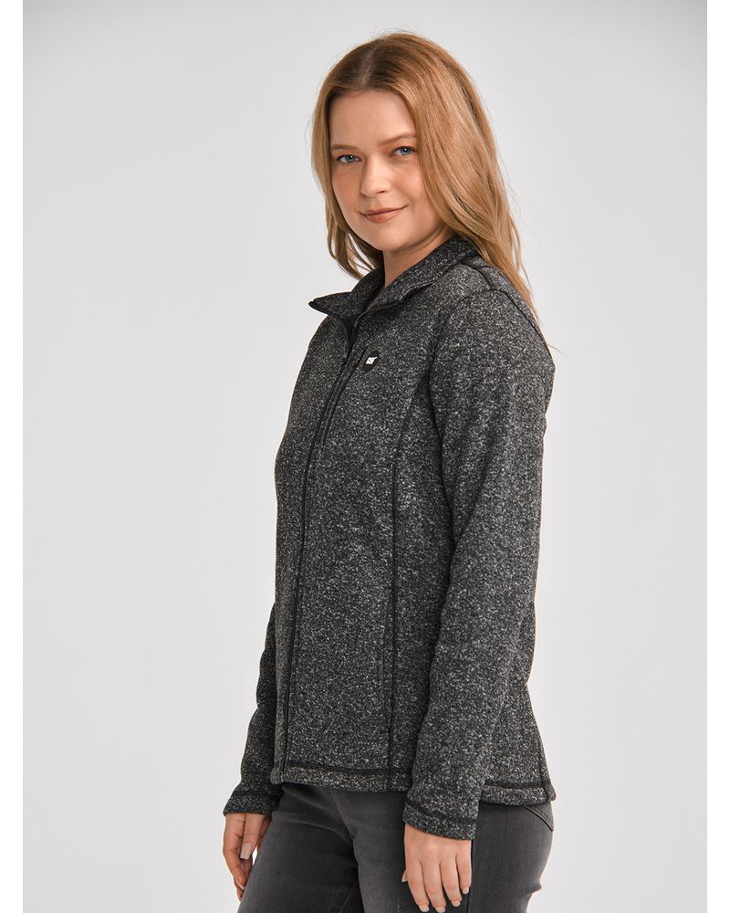 Polar-Casual-Mujer-W-SWEATER-FLEECE-FULL-ZIP-JACKET-Gris-CAT