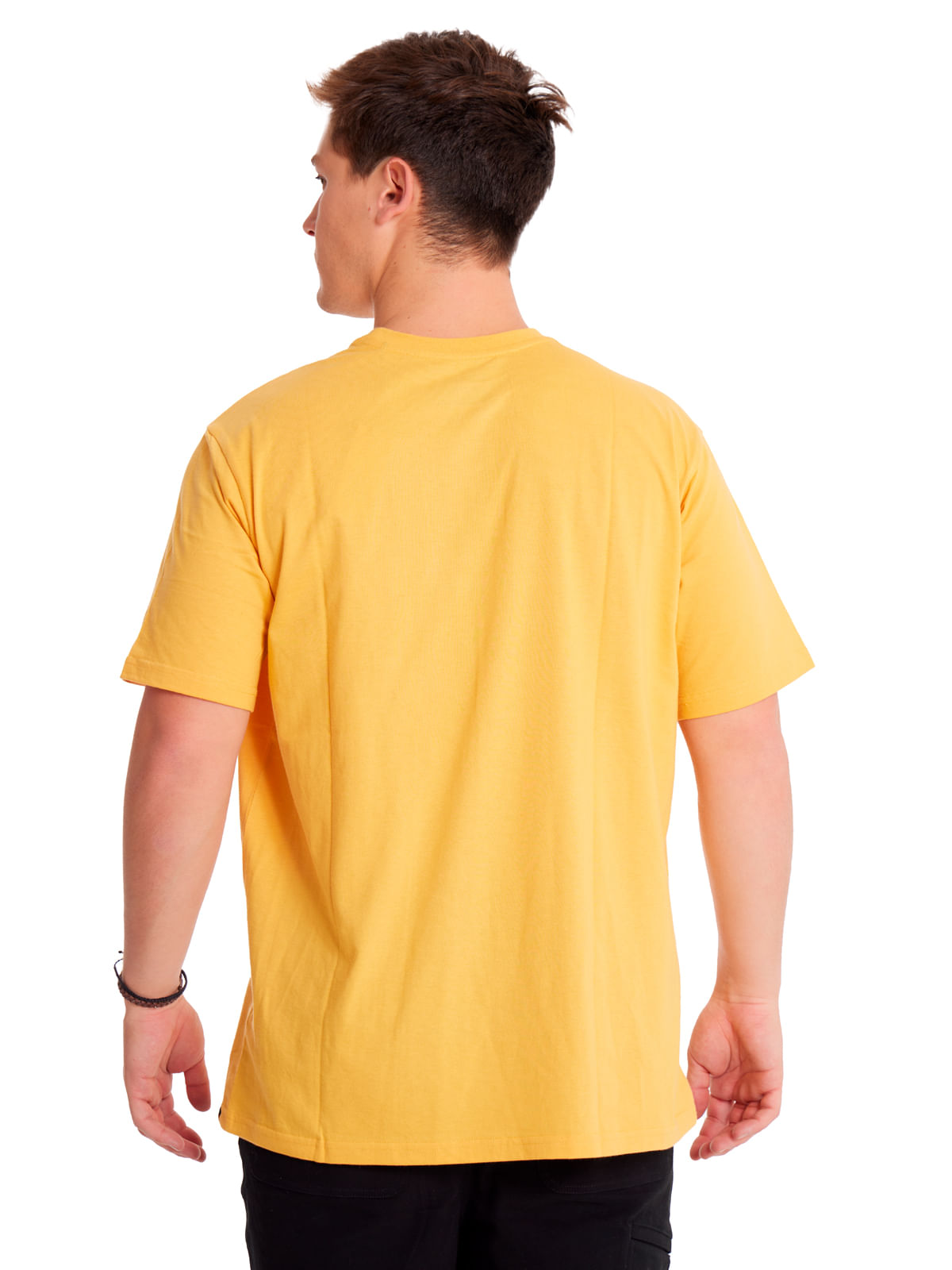 Polera Manga corta Casual Hombre CATERPILLAR LOGO TEE Amarillo CAT