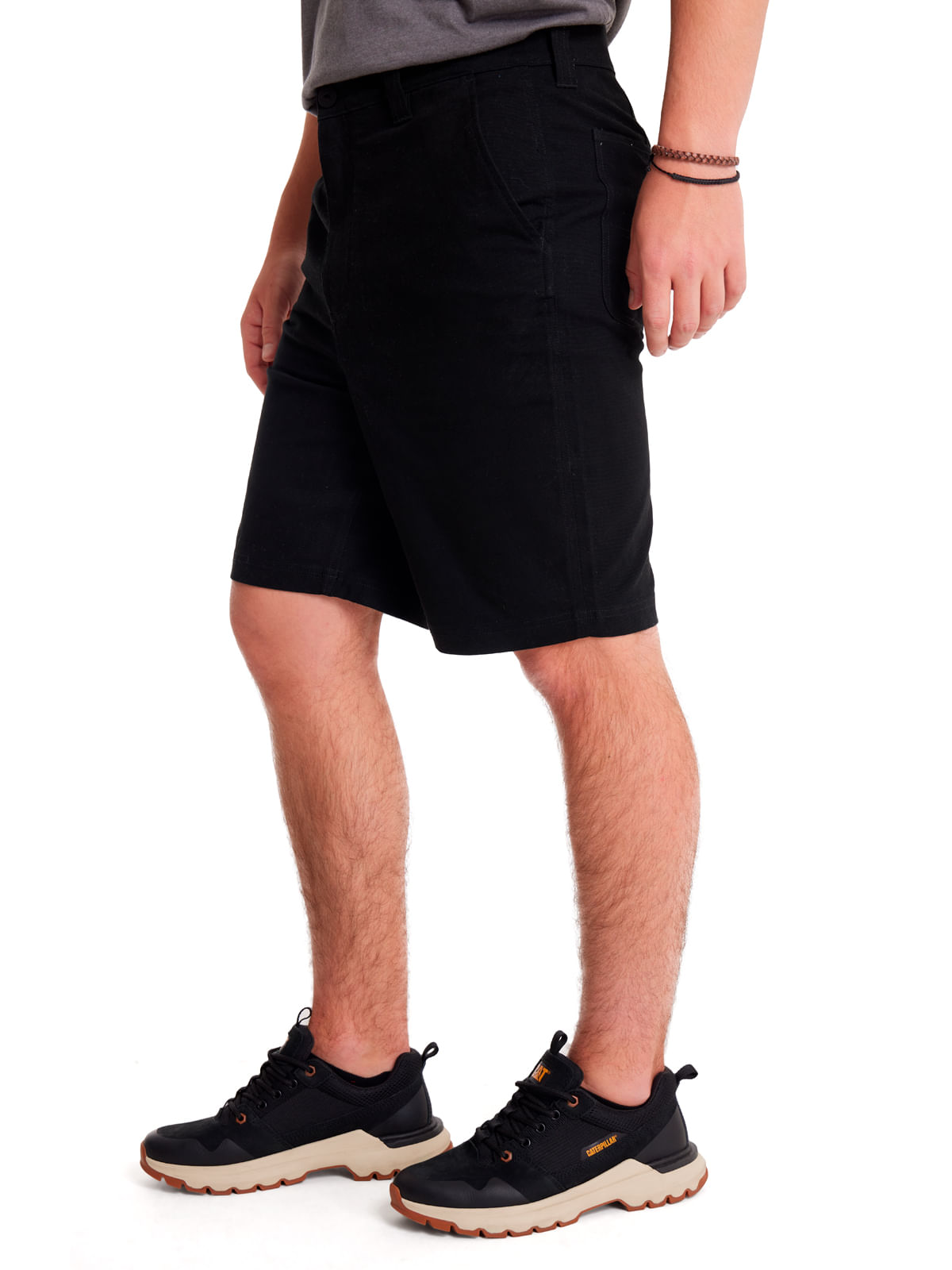 Short Casual Hombre STRETCH CANVAS UTILITY SHORT Negro CAT