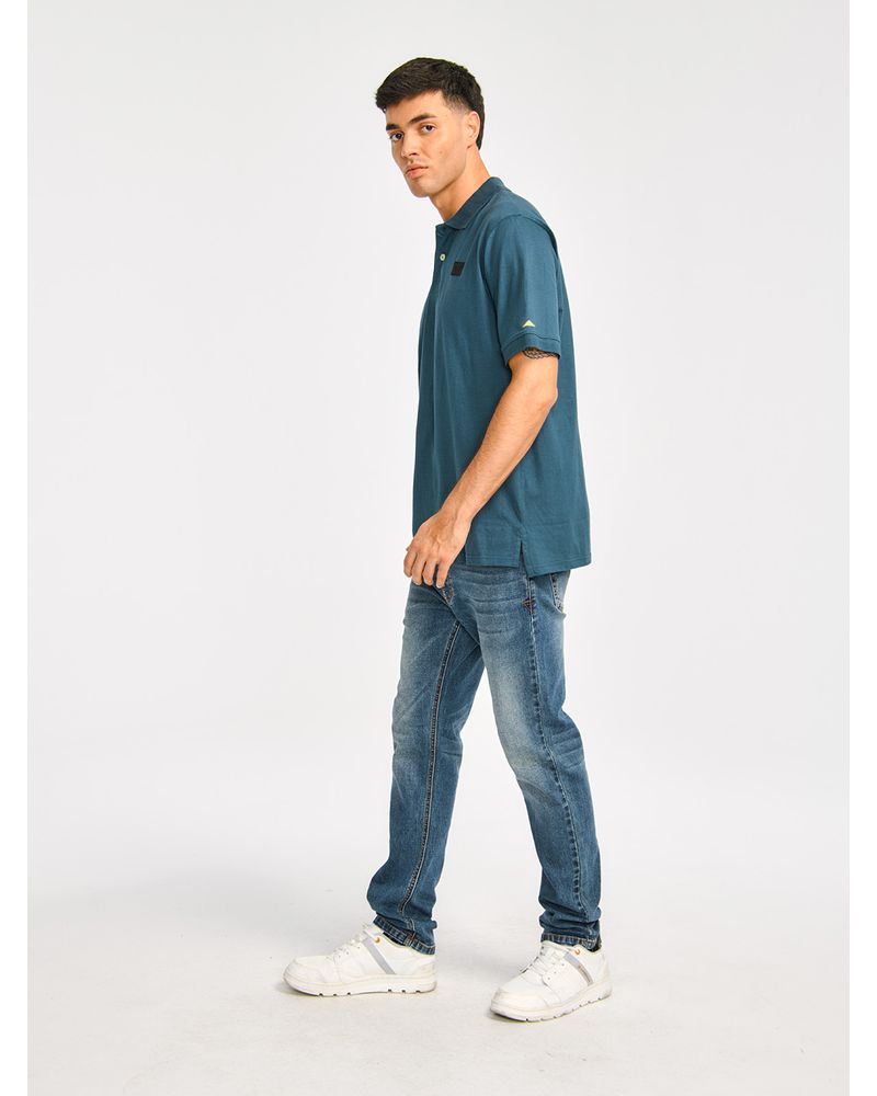 Polera-Polo-Casual-Hombre-CAT-LOGO-JERSEY-POLO-Azul-CAT