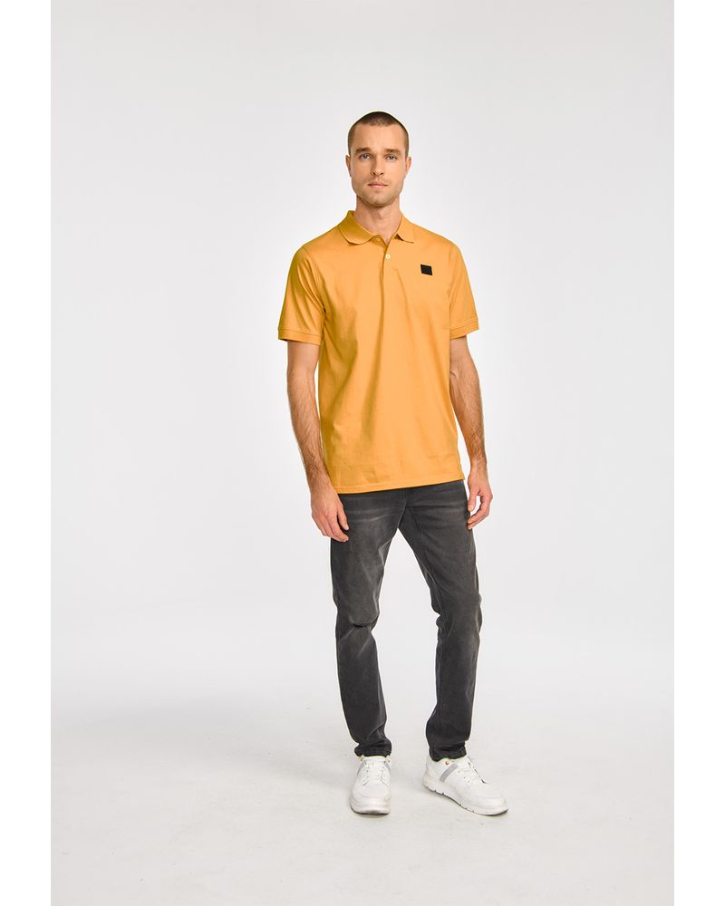 Polera-Polo-Casual-Hombre-CAT-LOGO-JERSEY-POLO-Amarillo-CAT