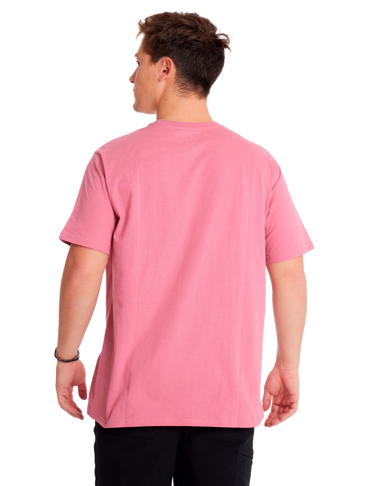 Polera Manga corta Casual Unisex CAT LOGO TEE Rosado CAT