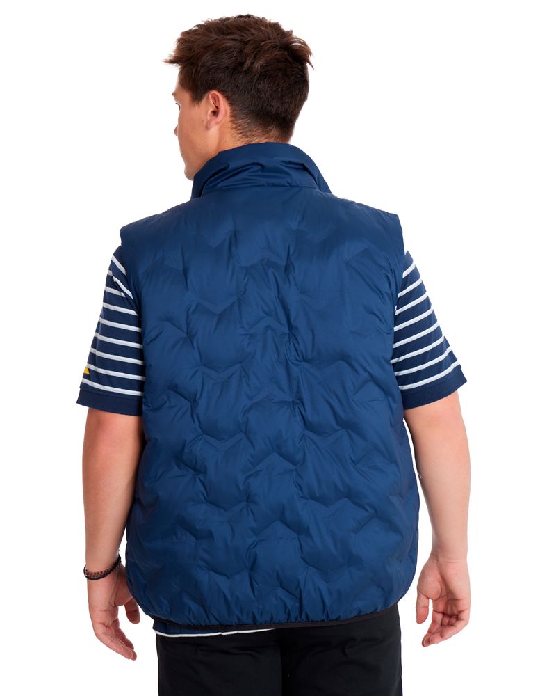 Chaqueta-Sin-manga-Casual-Hombre-BONDED-MEDIUM-WEIGHT-INSULATED-VEST-Azul-CAT