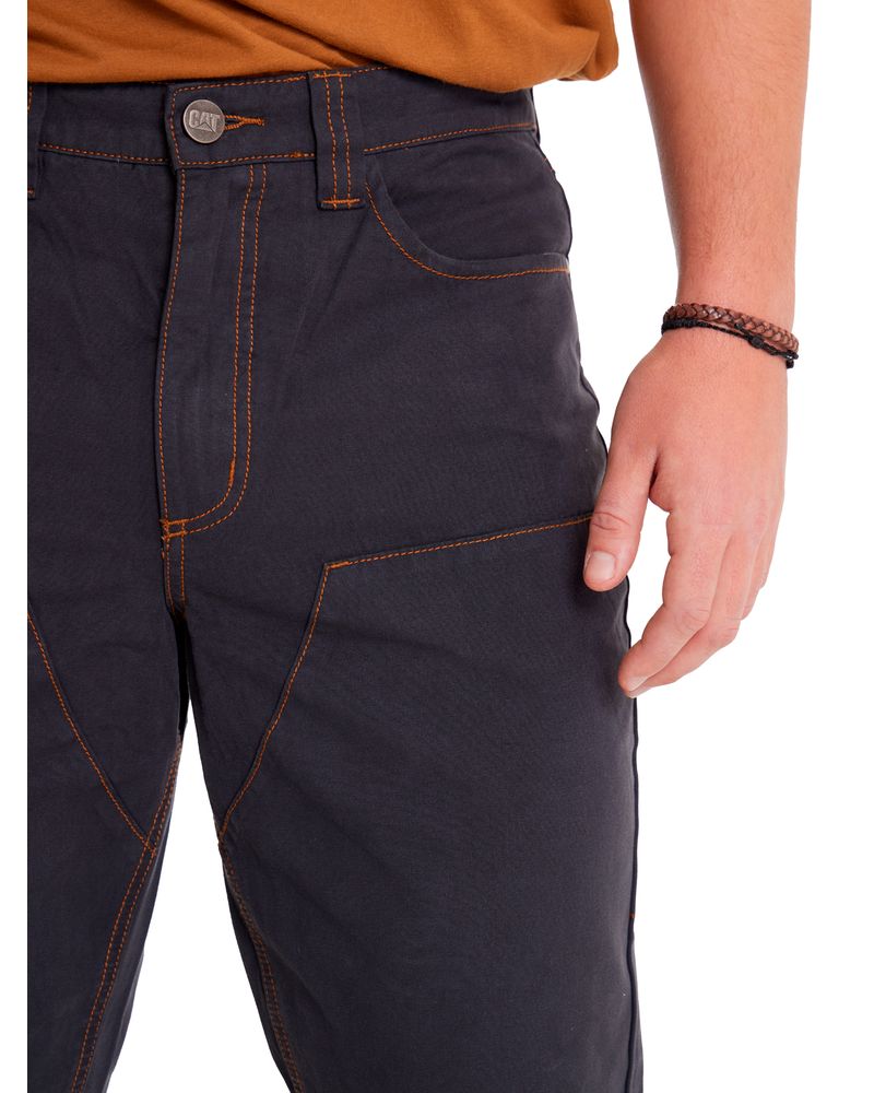 Pantalon-Casual-Hombre-HERITAGE-UNIFORM-DOUBLE-FRONT-PANT-Negro-CAT