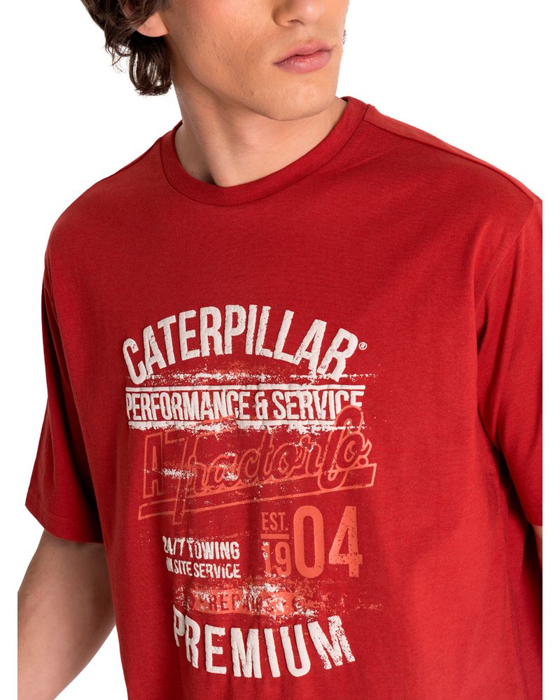 Polera-Manga-corta-Casual-Hombre-HISTORIC-TRADITION-GRAPHIC-TEE-6-Rojo-CAT