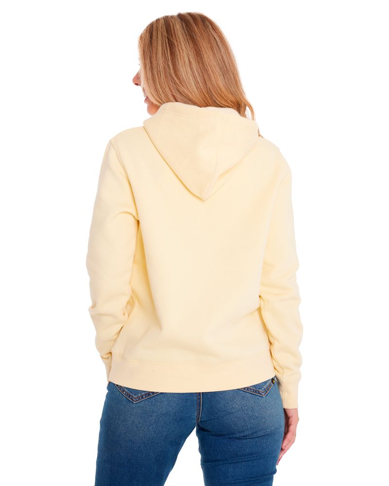 Poleron-Casual-Mujer-FLEECE-CATERPILLAR-PULLOVER-HOODIE-Amarillo-CAT