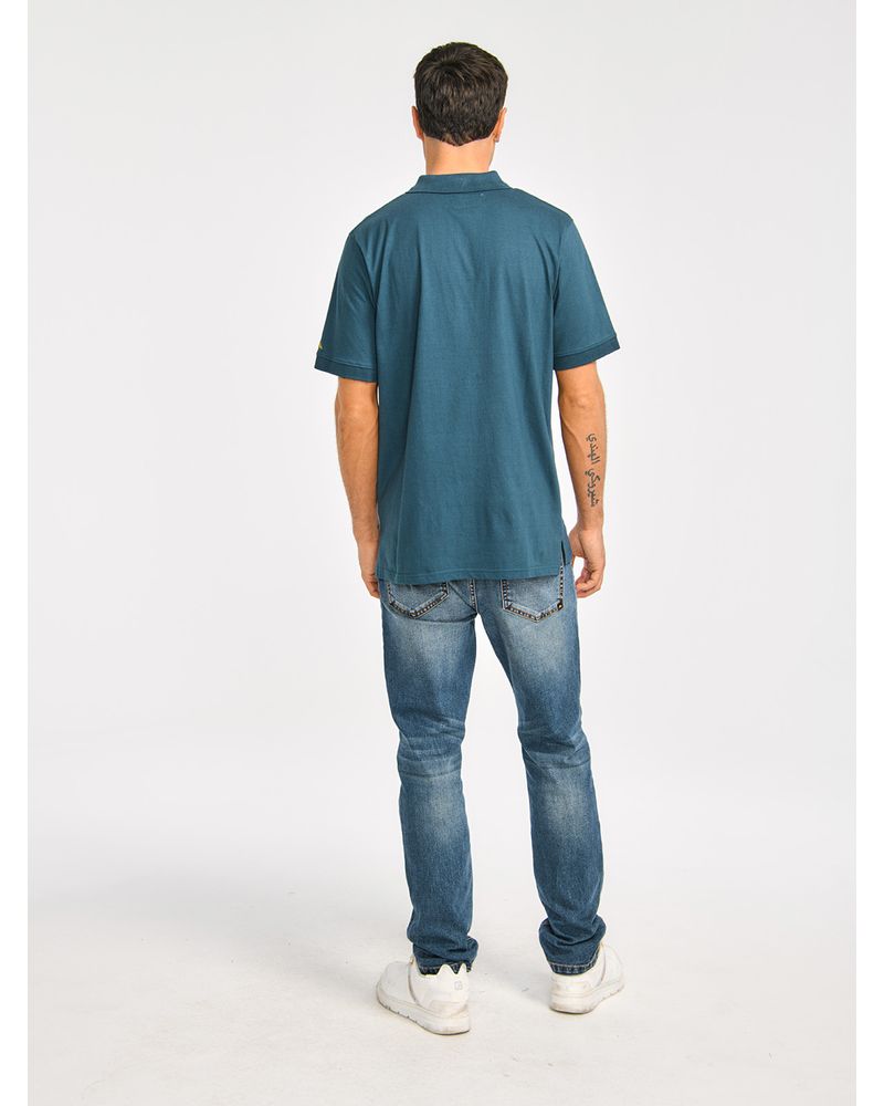 Polera-Polo-Casual-Hombre-CAT-LOGO-JERSEY-POLO-Azul-CAT