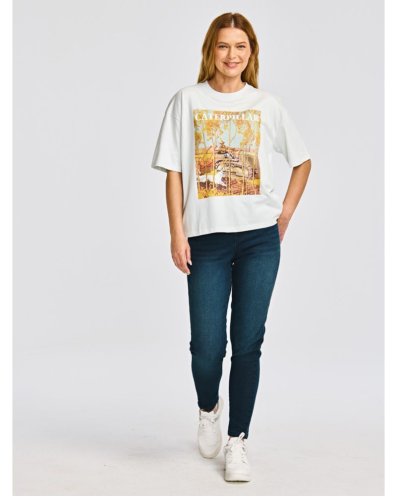 Polera-Manga-corta-Casual-Mujer-BOXY-HEAVYWEIGHT-GRAPHIC-TEE-2-Celeste-CAT