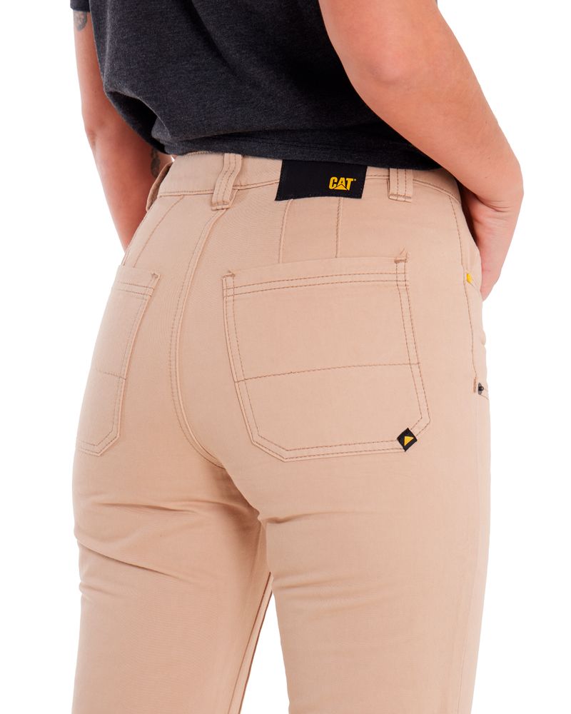 Pantalon-Casual-Mujer-DOUBLE-FRONT-UTILITY-BOTTOM-Beige-Crudo-CAT