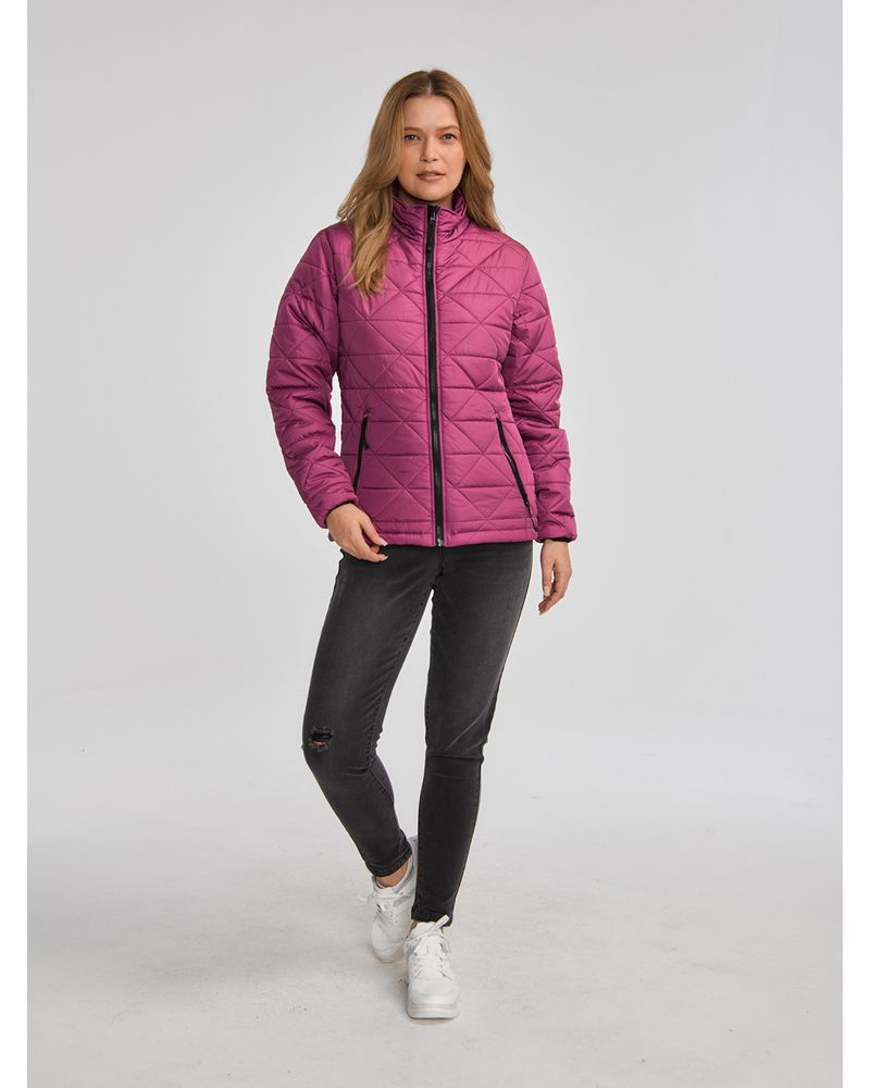 Chaqueta-Casual-Mujer-W-MEDIUMWEIGHT-INSULATED-TRIANGLE-QUILTED-JACKET-Rosado-CAT