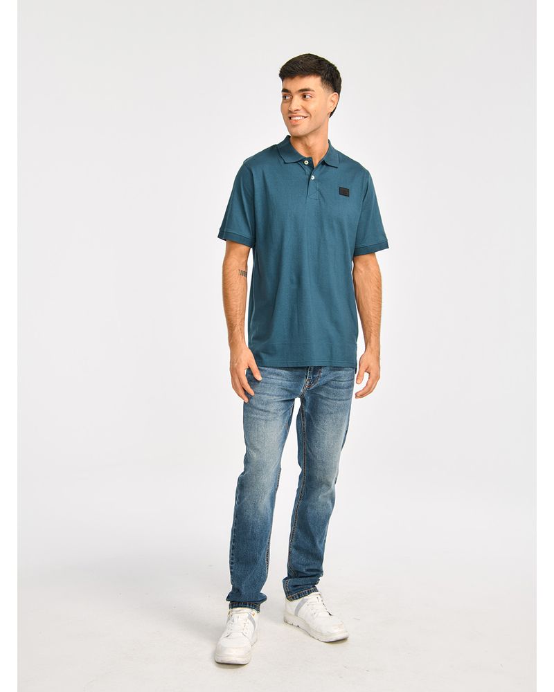 Polera-Polo-Casual-Hombre-CAT-LOGO-JERSEY-POLO-Azul-CAT