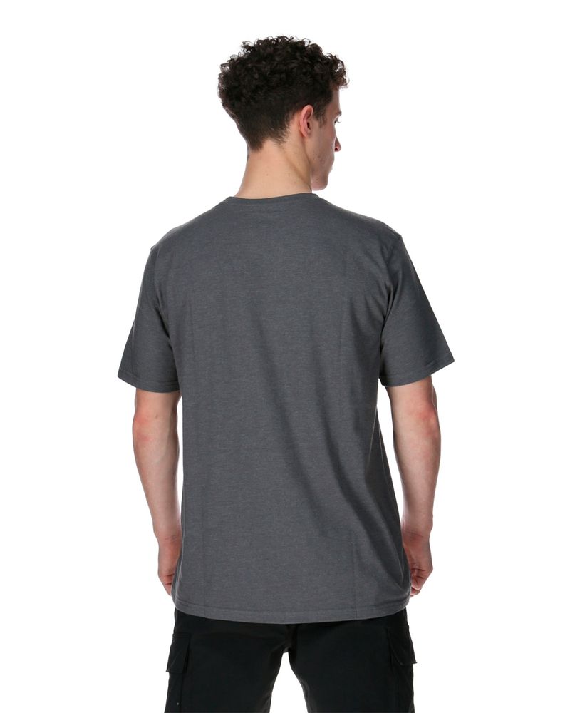 Polera-Manga-corta-Casual-Hombre-CAT-LOGO-POCKET-TEE-Gris-CAT