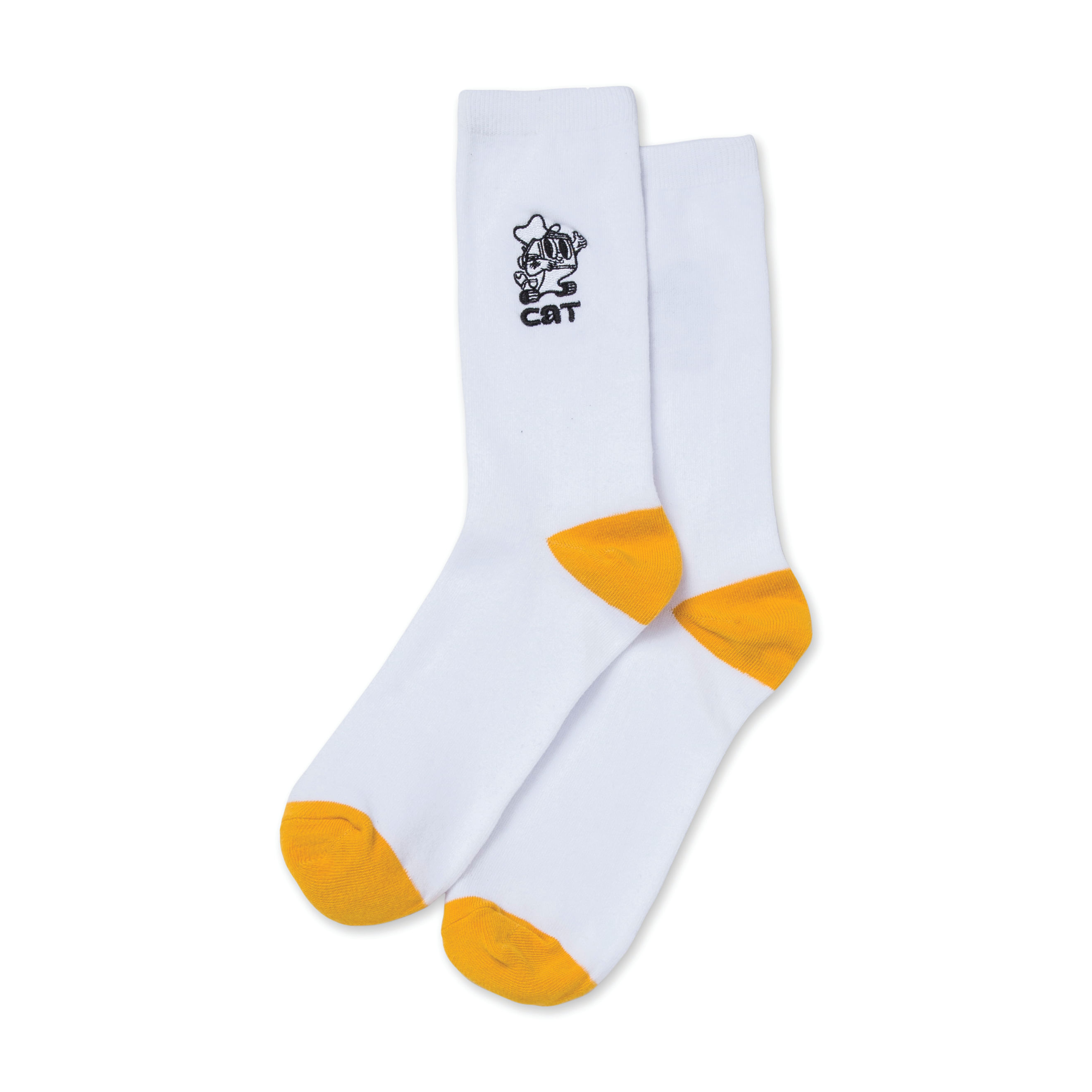 Calcetin Casual Hombre AOP CREW SOCK Blanco CAT