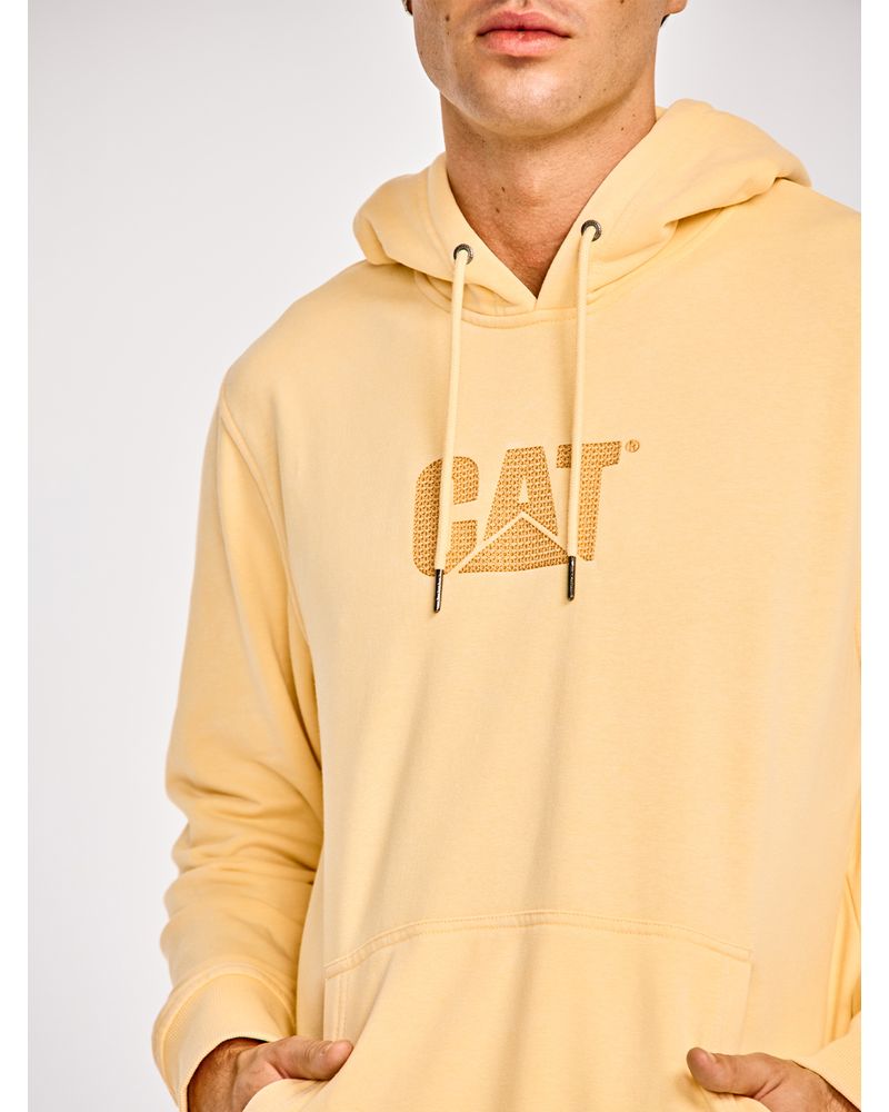 Poleron-Casual-Unisex-HERITAGE-UNIFORM-EMBROIDERED-HOODIE-Amarillo-CAT