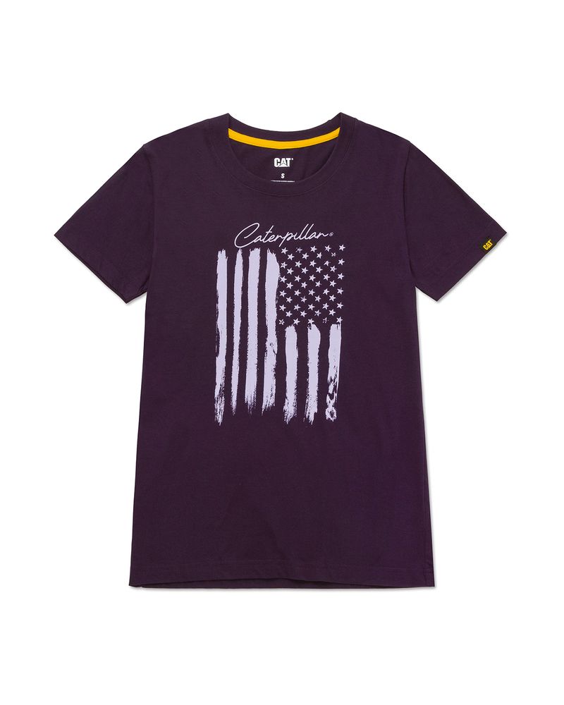 Polera-Manga-corta-Casual-Mujer-WOMEN-S-GRAPHIC-TEE-MORADO-CAT