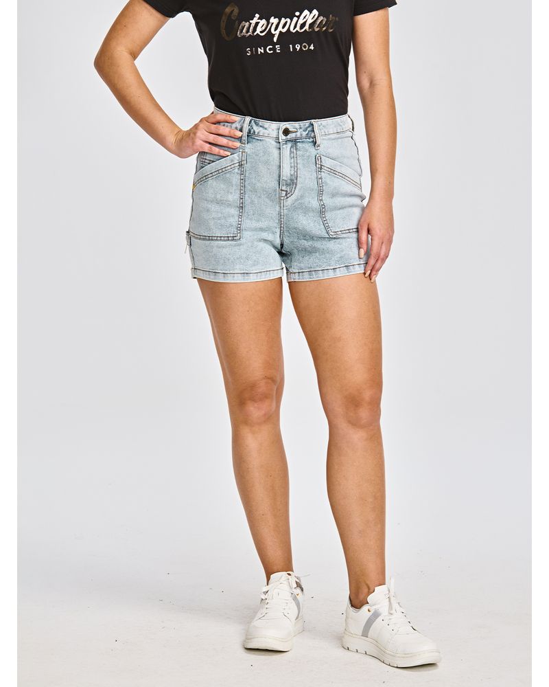 Short-Casual-Mujer-TRIBLEND-STRETCH-DENIM-SHORT-Azul-claro-CAT