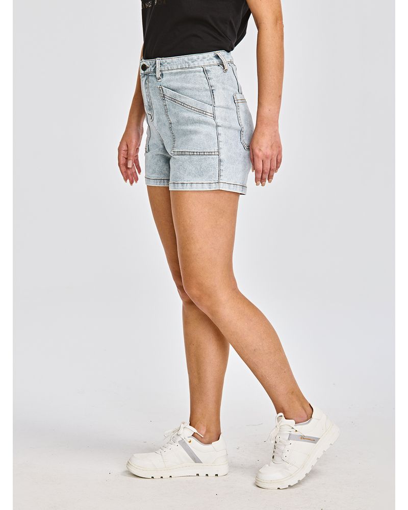 Short-Casual-Mujer-TRIBLEND-STRETCH-DENIM-SHORT-Azul-claro-CAT