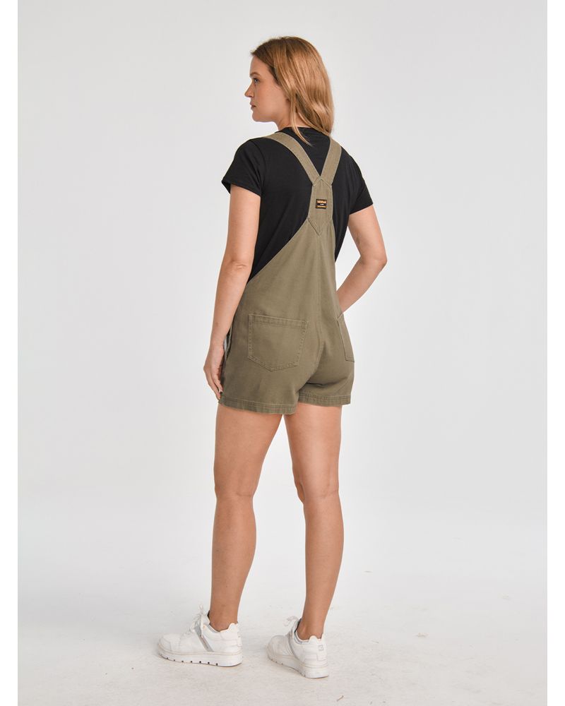 Jardinera-Casual-Mujer-HERITAGE-UNIFORM-TWILL-SHORTALL-Verde-CAT