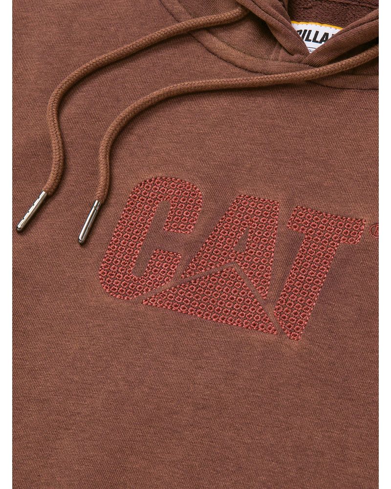 Poleron-Casual-Hombre-HERITAGE-UNIFORM-EMBROIDERED-HOODIE-Burdeo-CAT