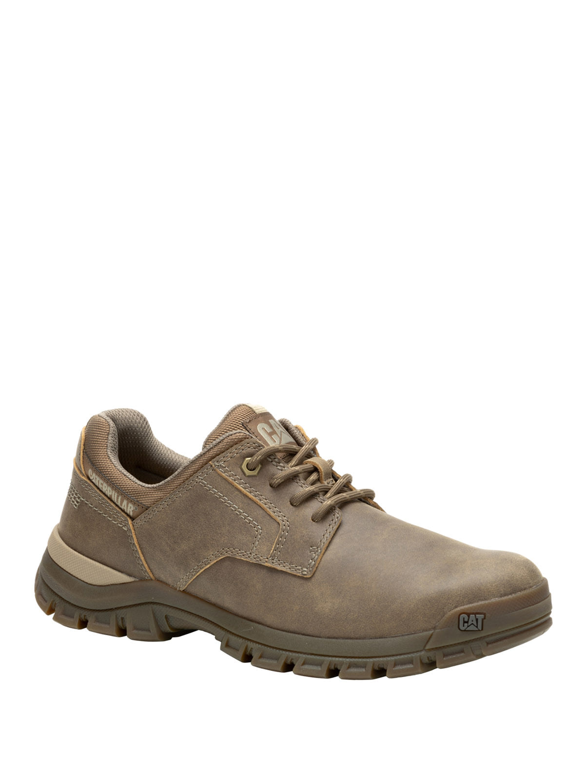 Zapatilla Cuero Hombre Threshold Low Café Oscuro Cat