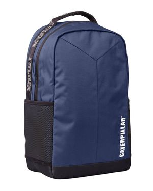 Mochila Con Compartimiento Laptop Unisex Backpack Azul Oscura Cat