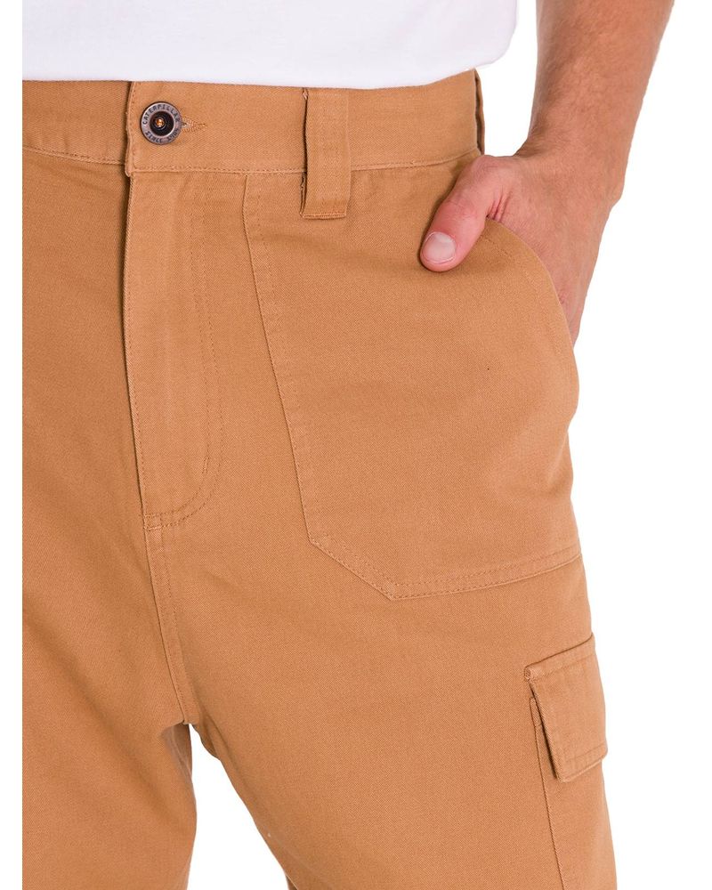 Pantalon-Tiro-Medio-Hombre-HERITAGE-STRAIGHT-CARGO-UTILITY-Cafe-Cat