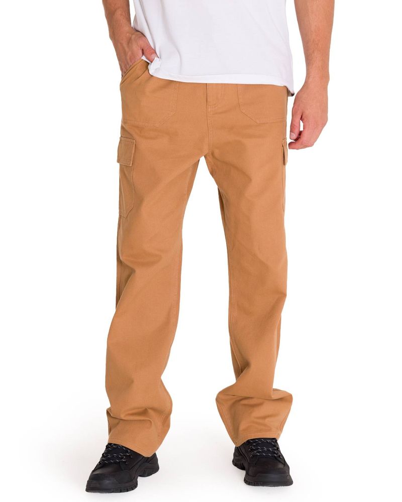 Pantalon-Tiro-Medio-Hombre-HERITAGE-STRAIGHT-CARGO-UTILITY-Cafe-Cat