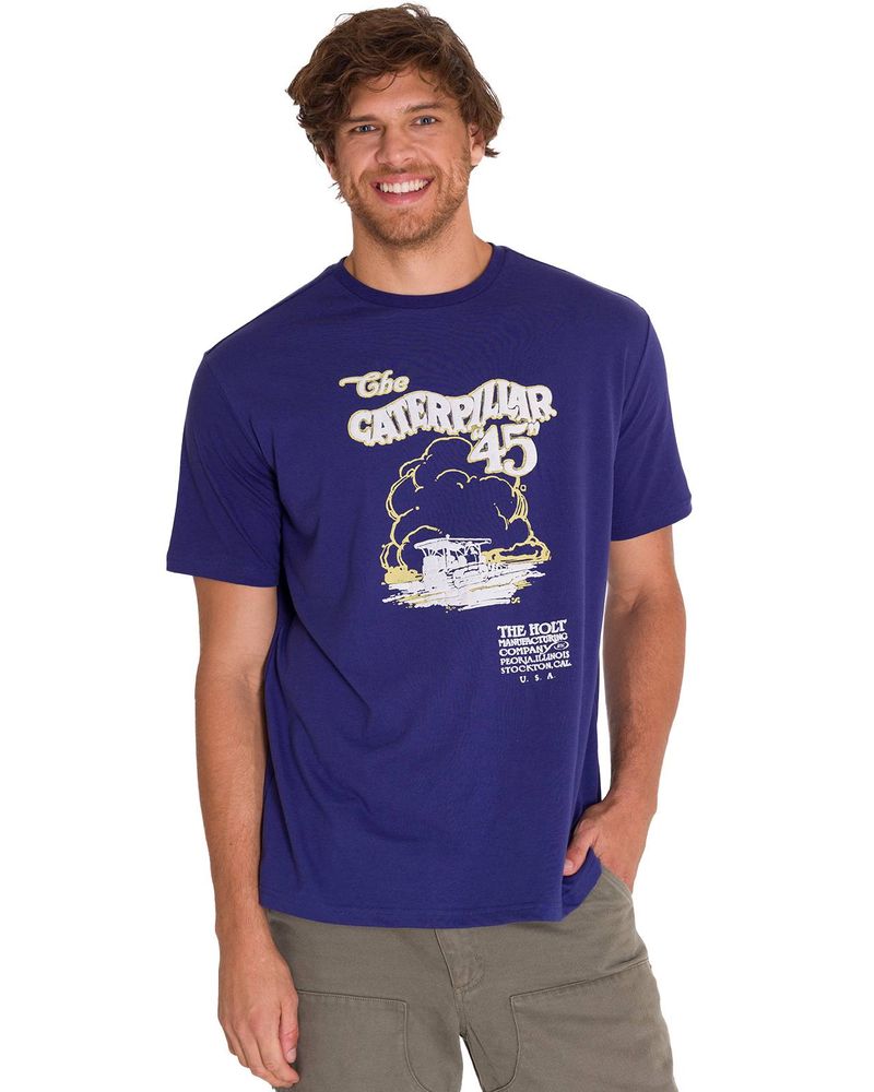 Polera-Manga-Corta-Casual-Hombre-PROJECTS-GRAPHIC-TEE-Indigo-Cat