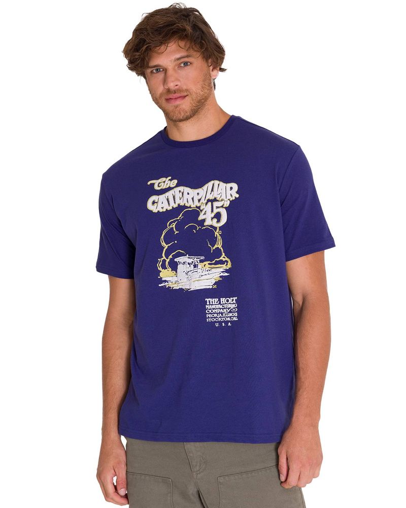 Polera-Manga-Corta-Casual-Hombre-PROJECTS-GRAPHIC-TEE-Indigo-Cat