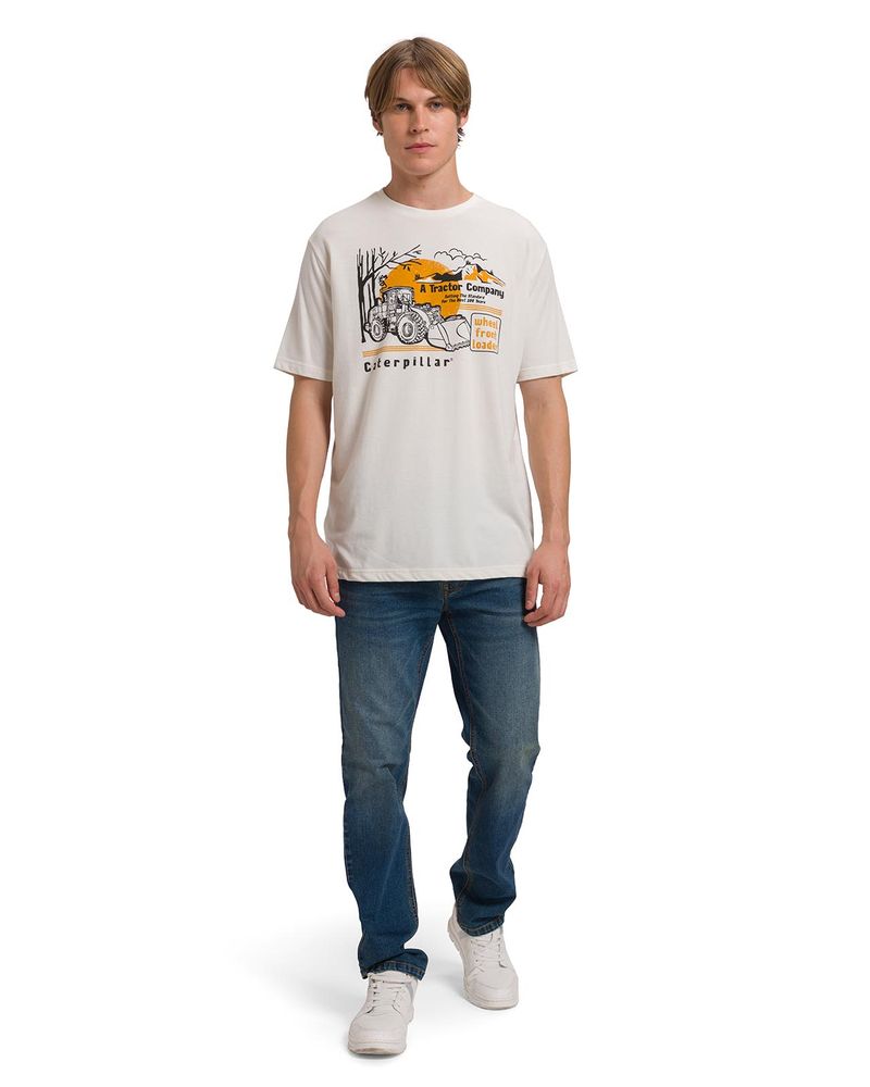 Polera-Manga-Corta-Casual-Hombre-EQUIPMENT-GRAPHIC-TEE--Blanca-Cat