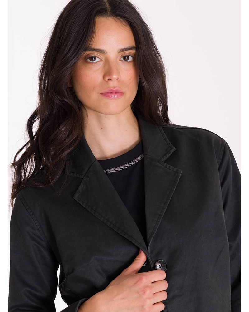 Blazer-Manga-Larga-Mujer-WAXED-TWI-RELAXED-CHORE-Negro-Cat