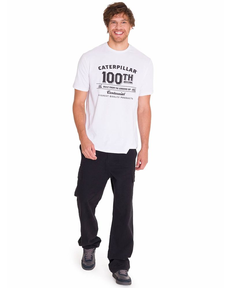 Polera-Manga-Corta-Casual-Hombre-CENTENNIAL-100-YEARS-GRAPHIC-TEE--Blanca-Cat