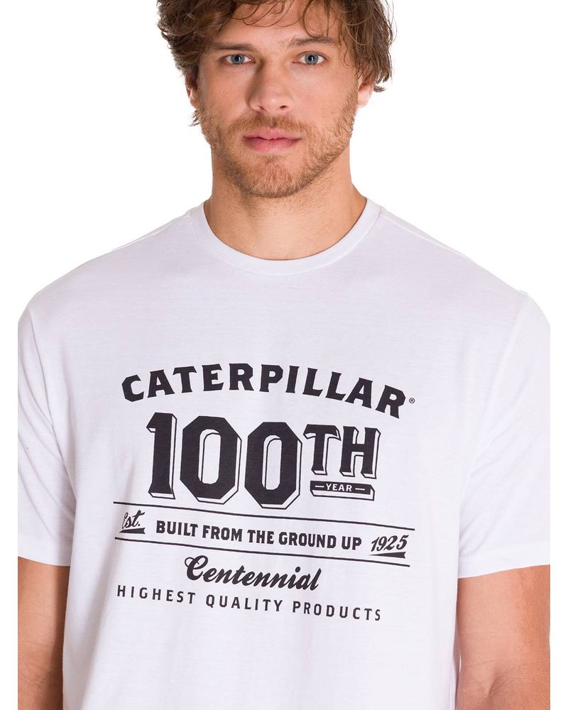 Polera-Manga-Corta-Casual-Hombre-CENTENNIAL-100-YEARS-GRAPHIC-TEE--Blanca-Cat