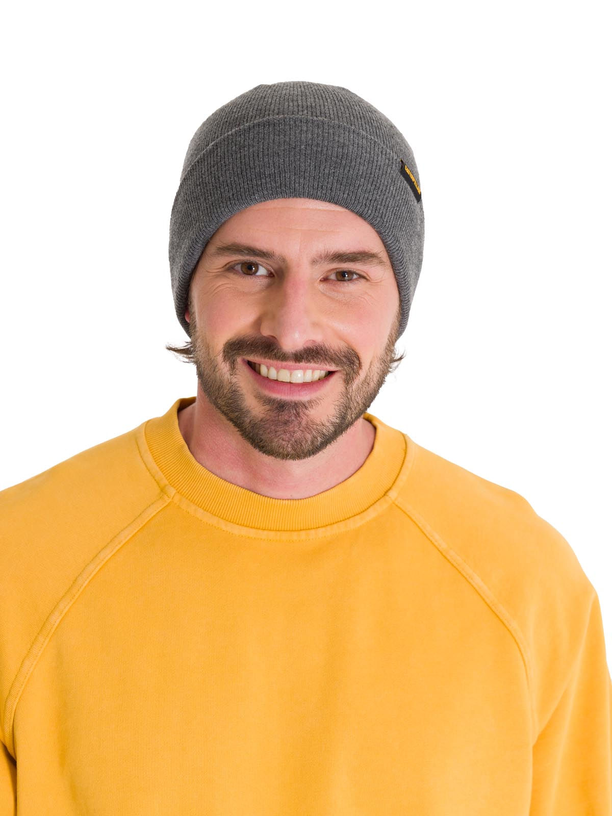 Gorro En Punto Casual Hombre Foundation Knit Hat Gris Cat