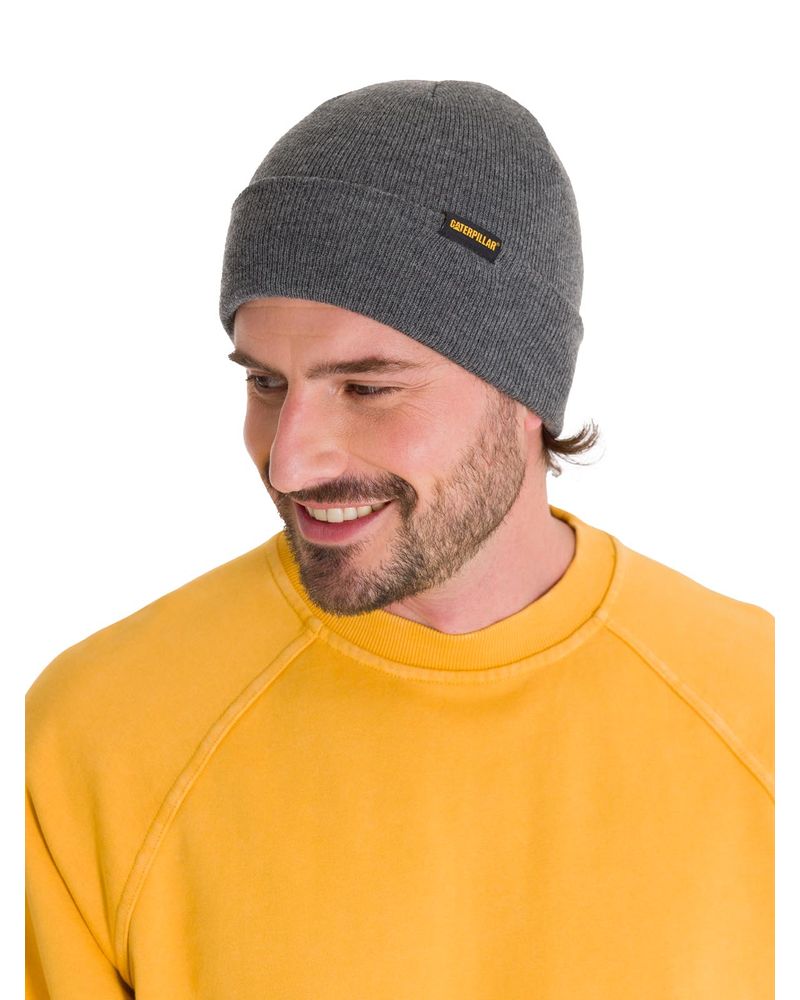 Gorro-En-Punto-Casual-Hombre-Foundation-Knit-Hat-Gris-Cat