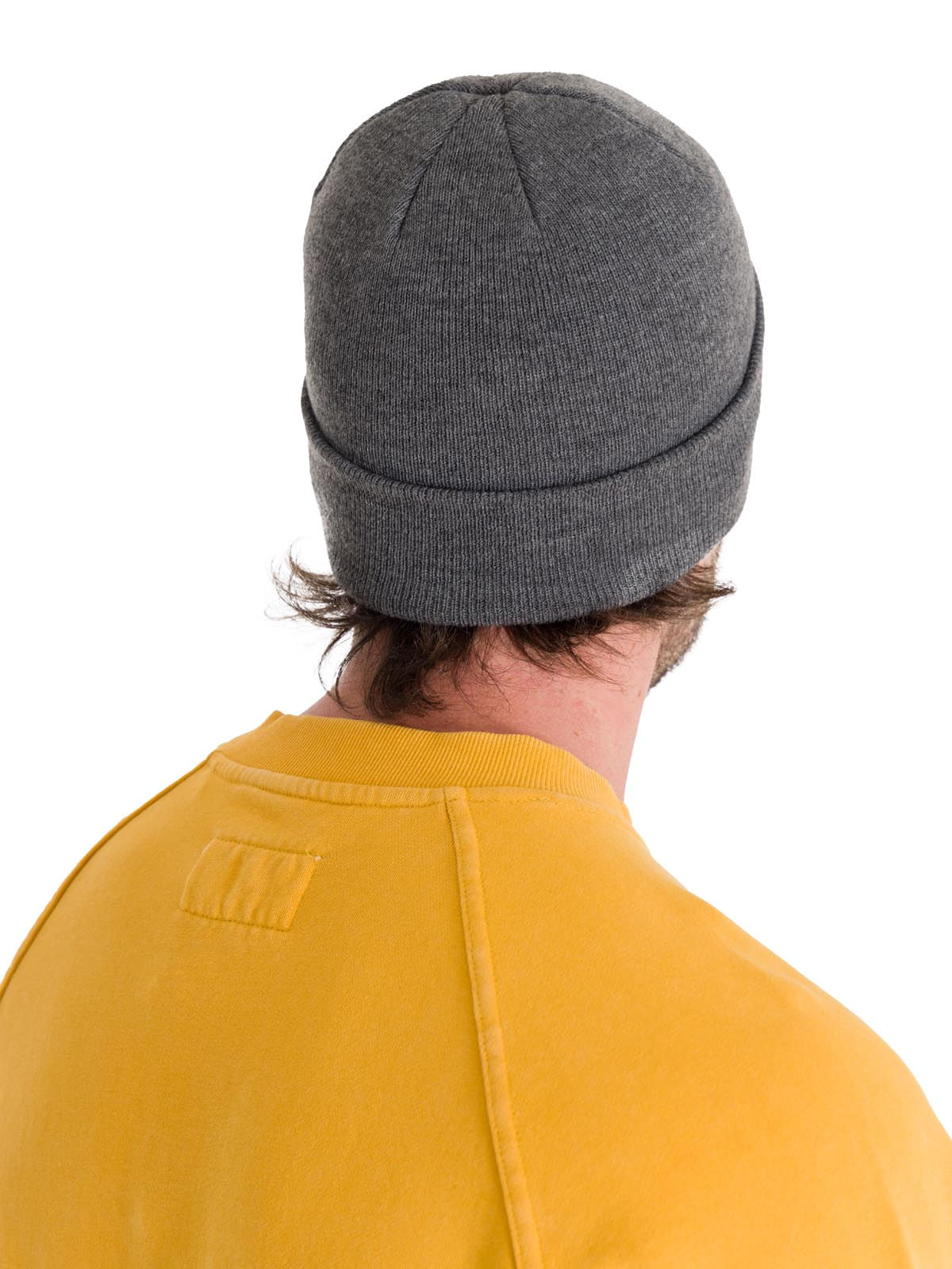 Gorro En Punto Casual Hombre Foundation Knit Hat Gris Cat