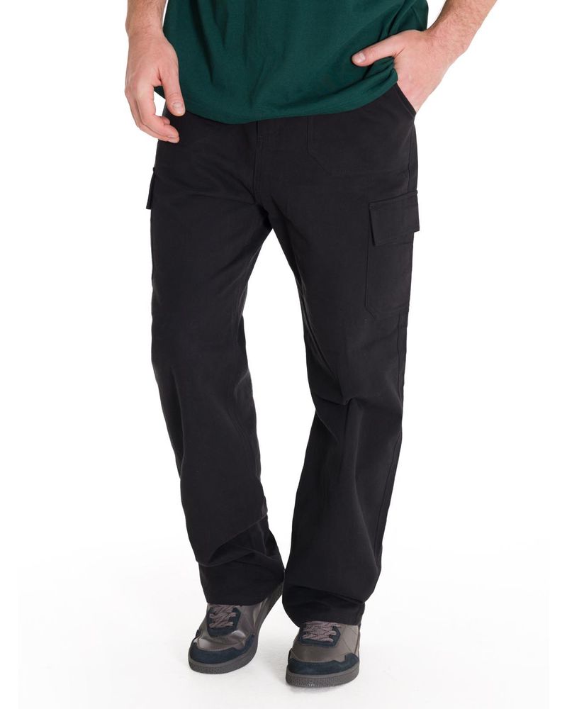 Pantalon-Tiro-Medio-Hombre-HERITAGE-STRAIGHT-CARGO-UTILITY-Negro-Cat
